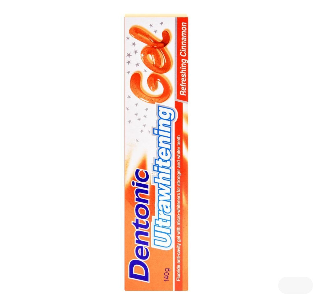 Dentonic Ultrawhitening Refreshing Cinnamon Gel Toothpaste, 140g