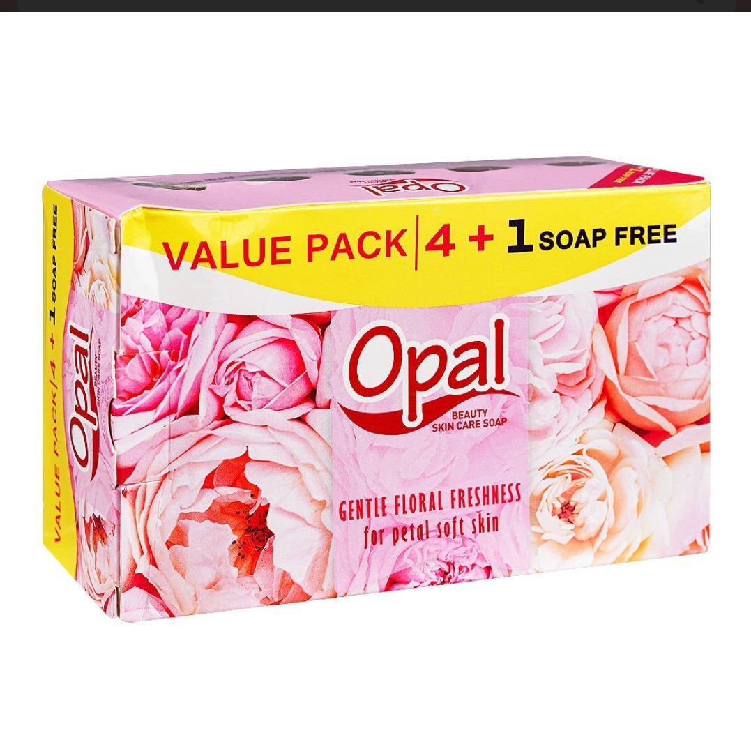 Opal Floral Freshness Soap, 4+1 Value Pack