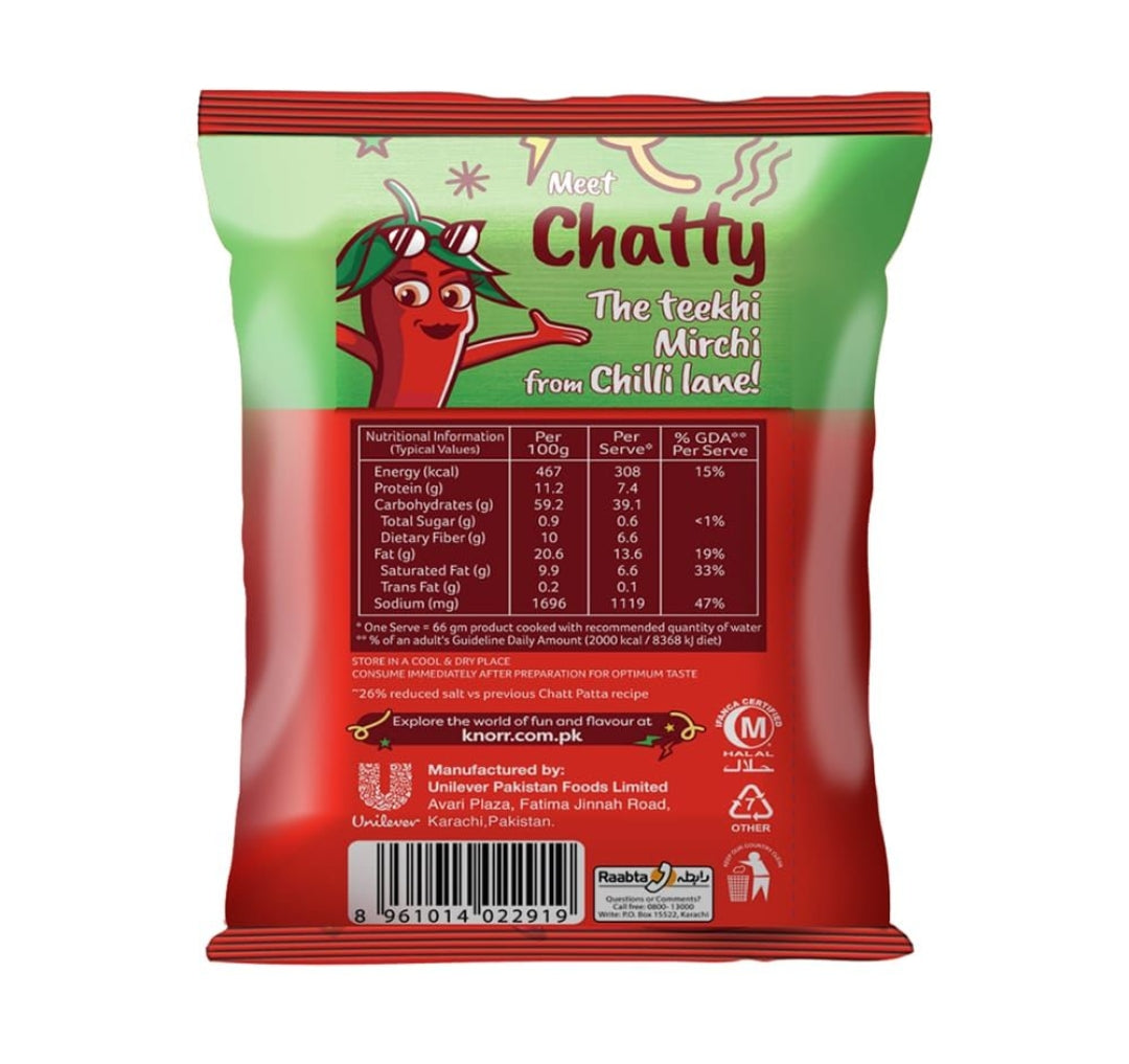 Knorr Noodles Chatt Patta, 50g