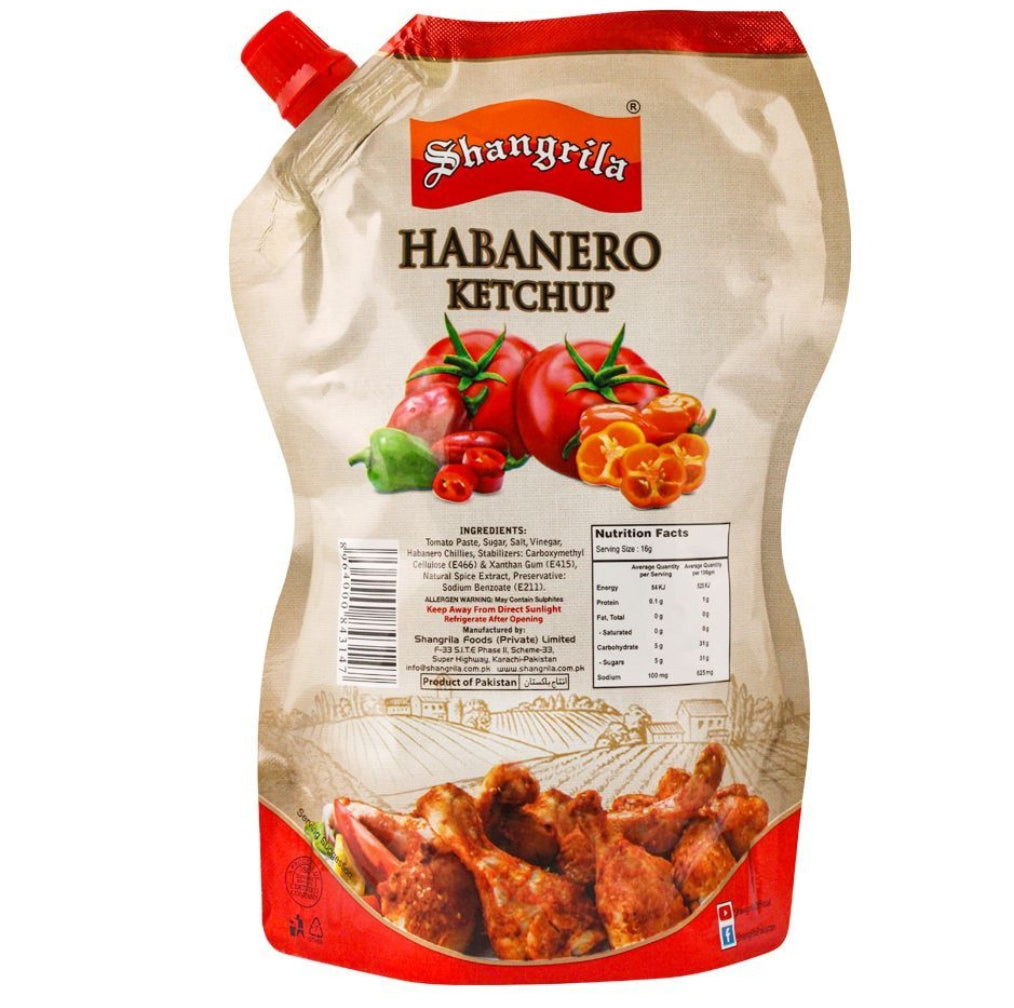 Shangrila Habanero ketchup, 400g