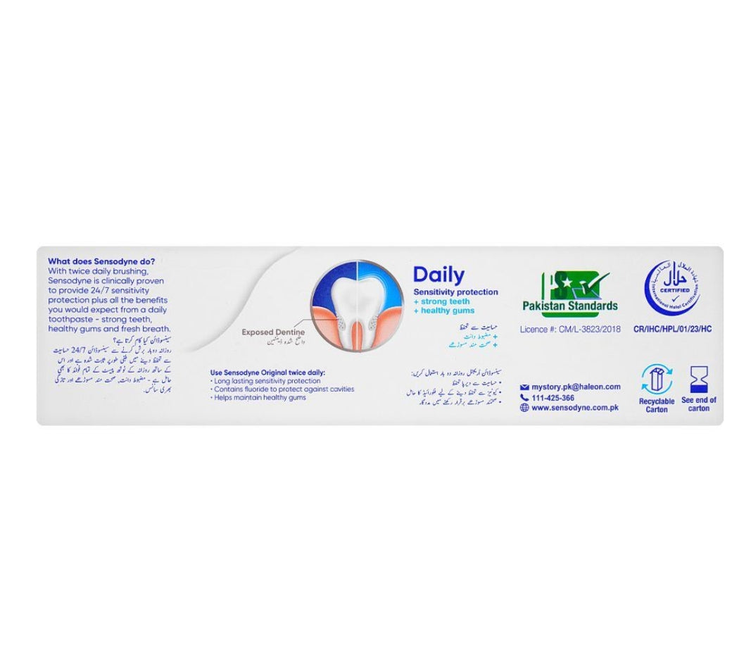Point 97 Toothpaste Sensodyne Original Toothpaste, 70g – SavingPoint