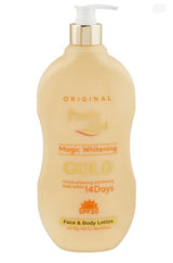 Skincare Pretty Gold Magic Whitening Face & Body Lotion, SPF20, Egg Yolk & L-Glutathione, For All Types Of Skin, 500ml
