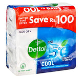 Dettol Cool Soap, 4x110g