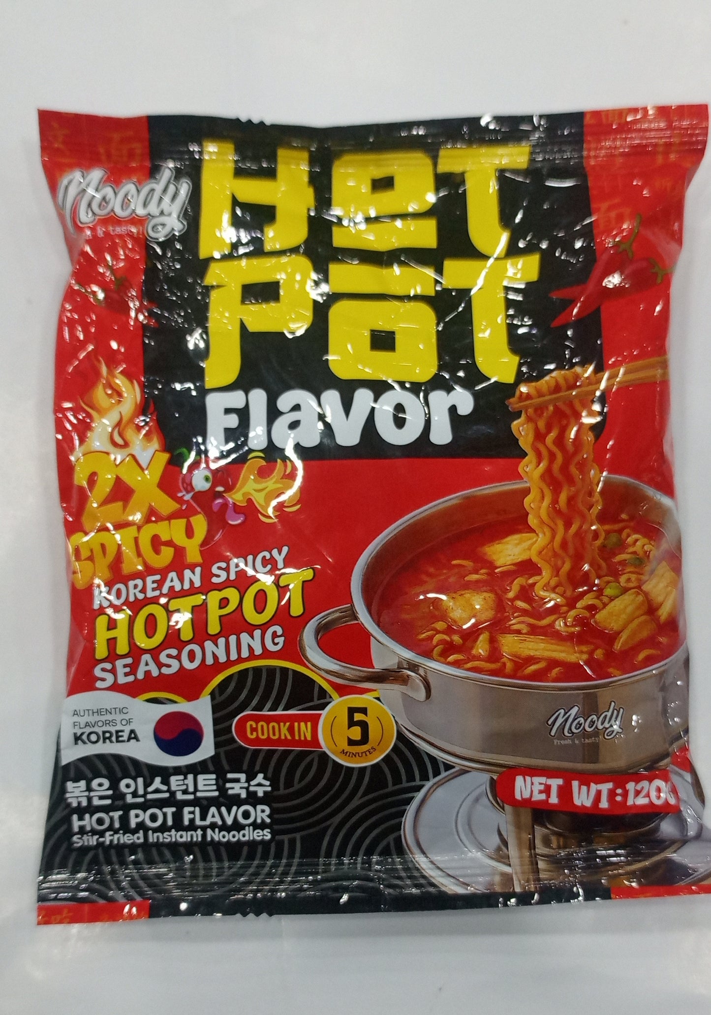 Noody Hot Pot seasoning flavor Korean noodels