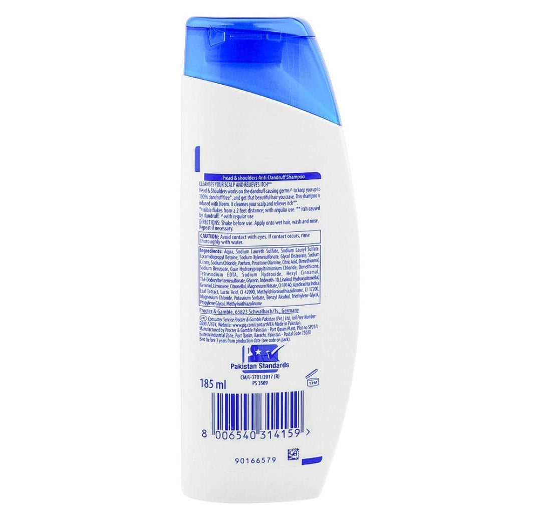 Head & Shoulders Neem Anti-Dandruff Shampoo, 185ml