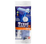 Treet Swift II Rubberized Non-Slip Grip Twin Blade Disposable Razor