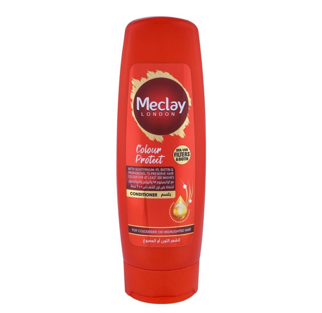 Meclay London Colour Protect UVA/UVB Filters & Biotin Conditioner, 180ml