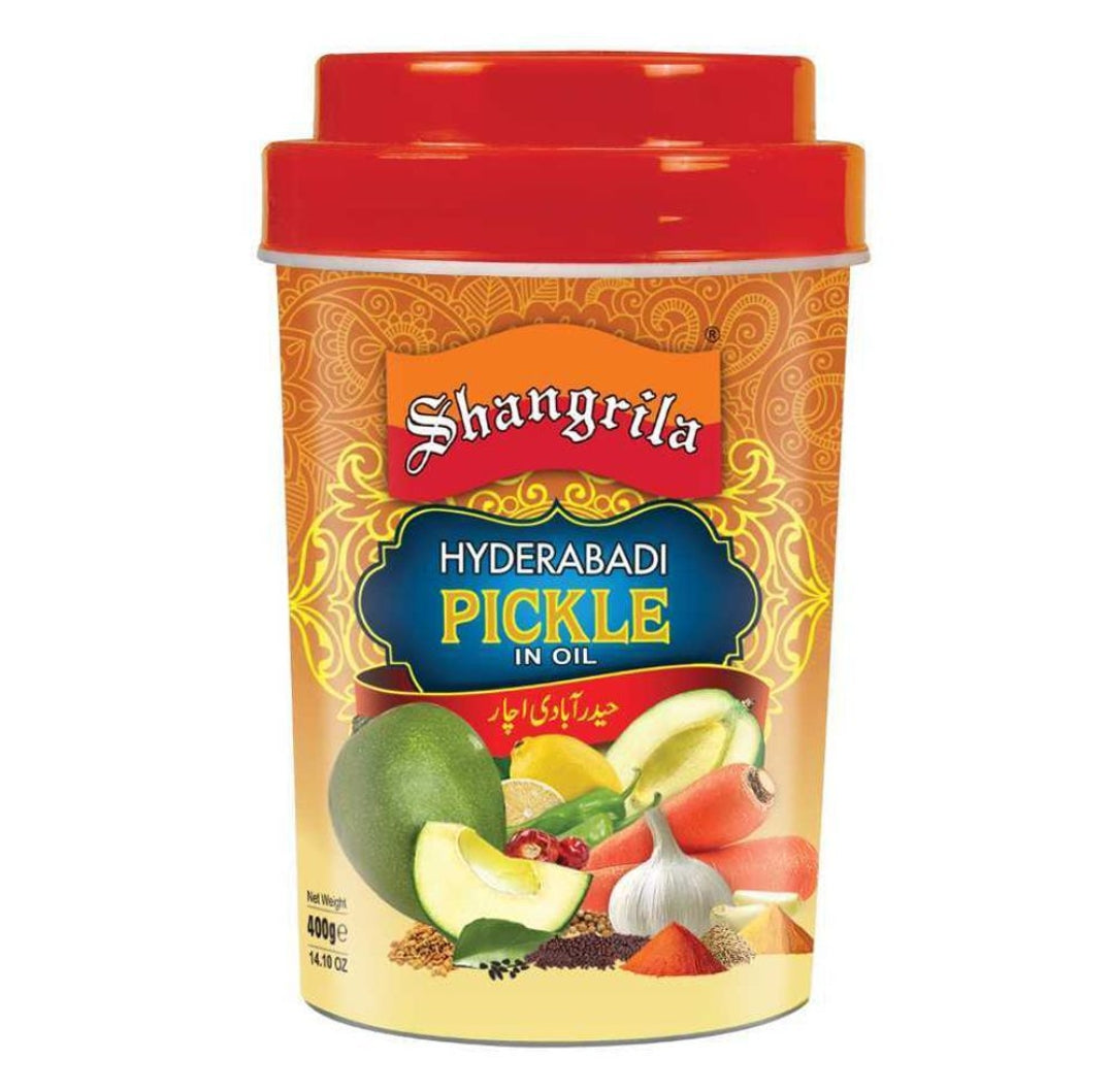 Shangrila Hyderabadi Pickle In Oil, Jar, 400g