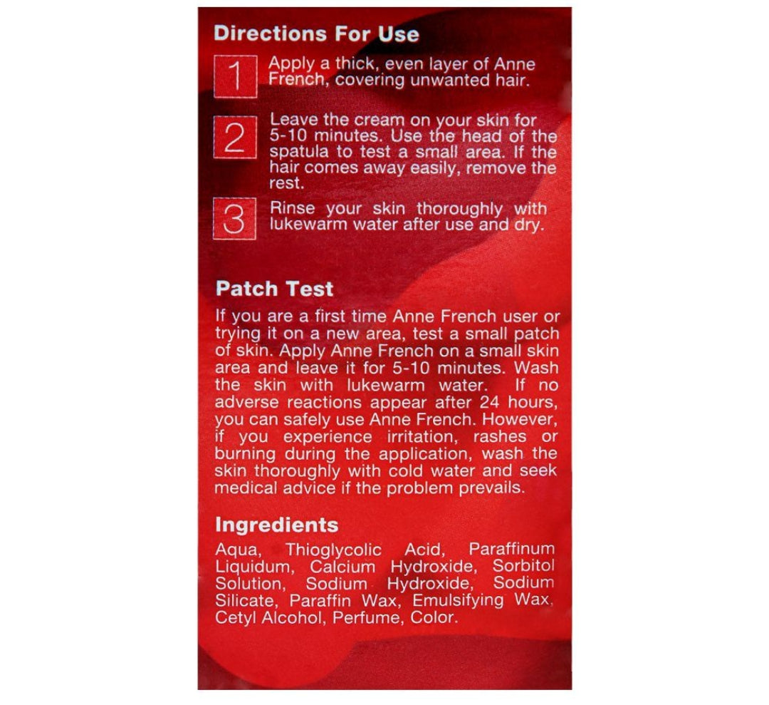 Anne French Rose Fragrance Hair Removing Lotion 40gm