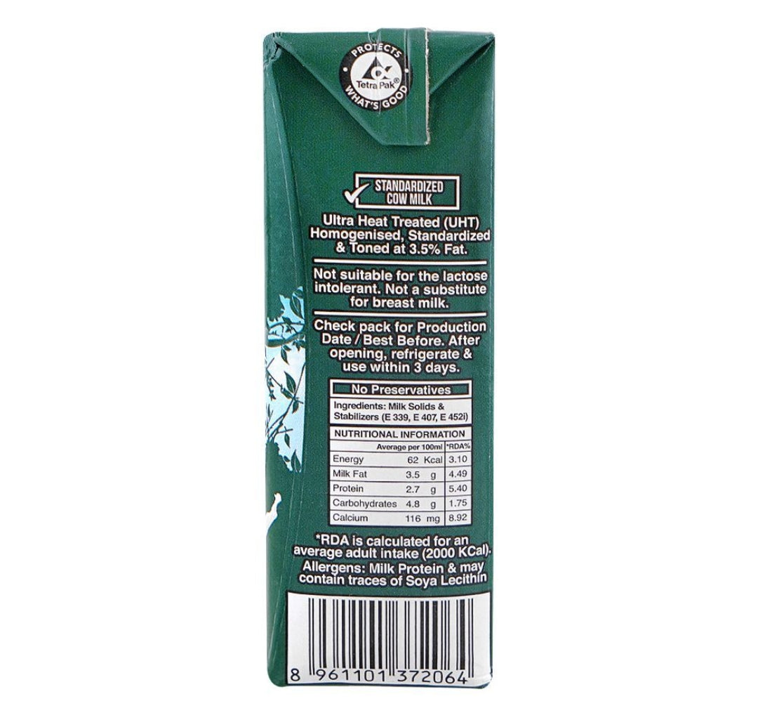 Nurpur Full Cream Milk Tetra Pack, 250ml