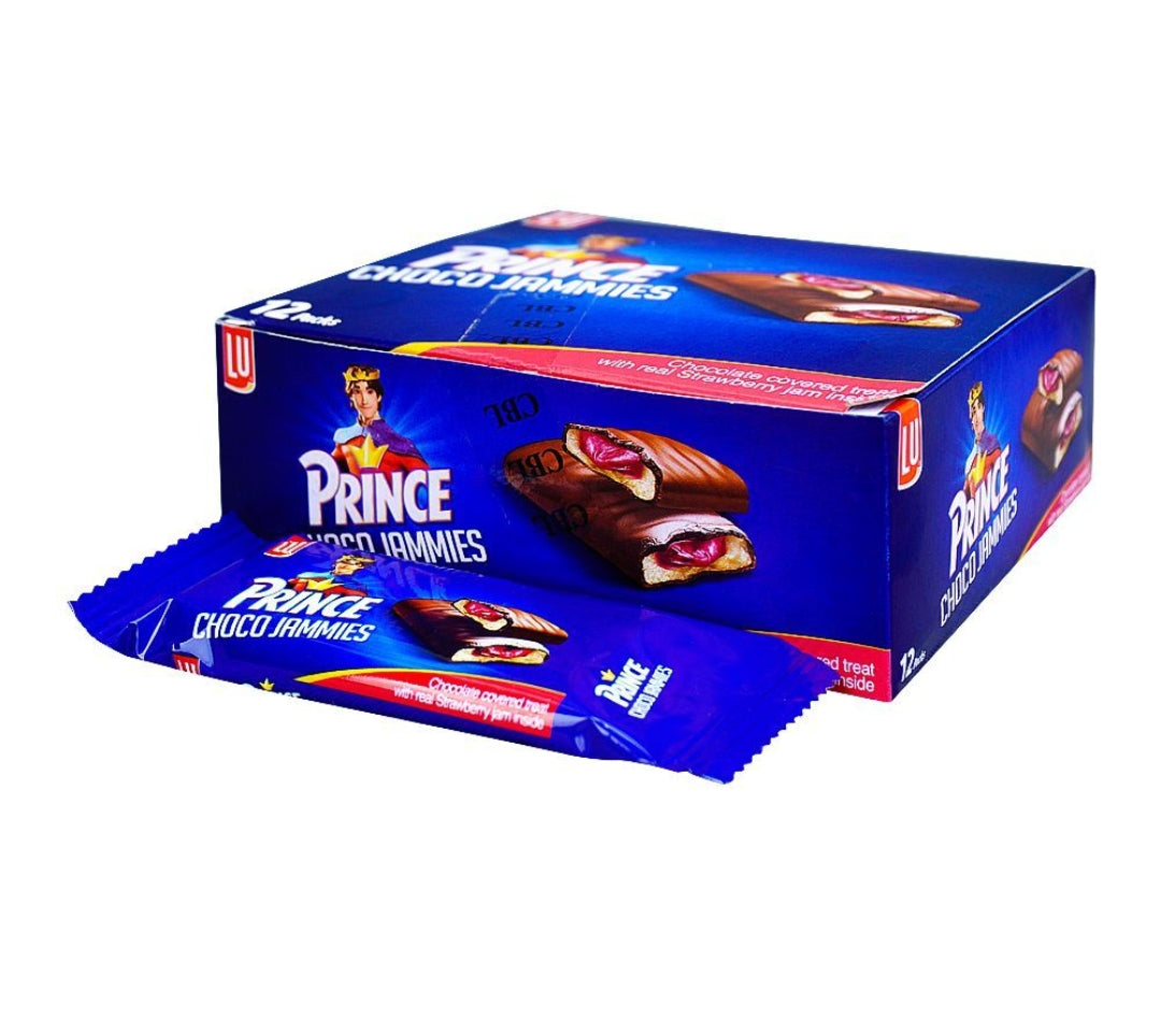 LU Prince Choco Jammies Biscuit, Bar Pack Box