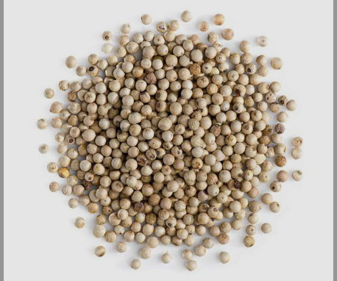White Pepper Sabut Dakni Mirch 100g