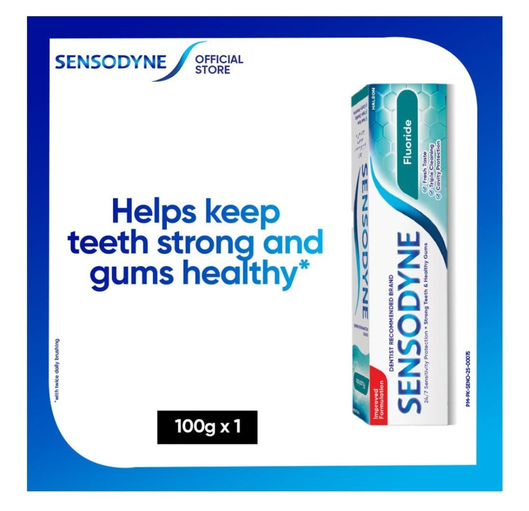 Sensodyne Fluoride Toothpaste, 100g