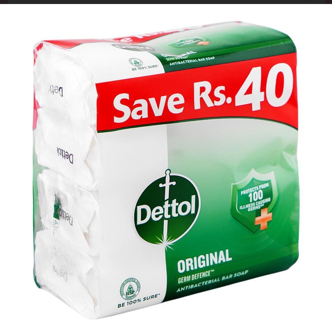 Dettol Original Soap, 4x110g