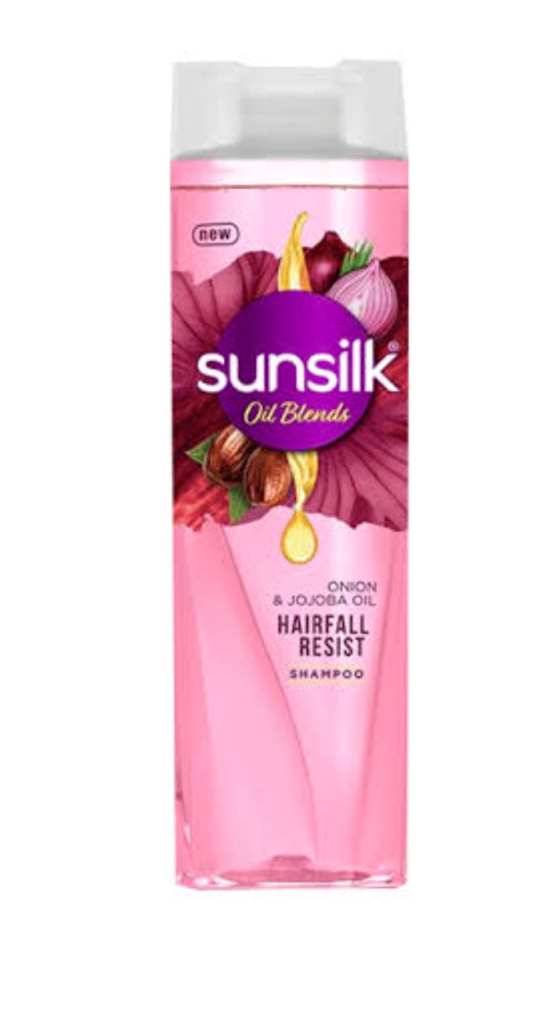 Sunsilk - Oil Blends Onion & Jojoba Oil Shampoo - 380Ml