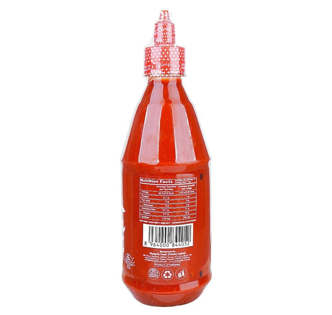 Shangrila Hot Sriracha Sauce, 510g