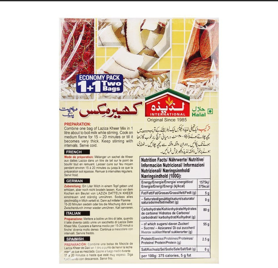 Laziza Kheer Mix, Economy Pack, 310g