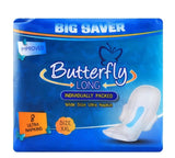 Butterfly Long Wide Size Ultra Napkins, XXL, 8-Pack