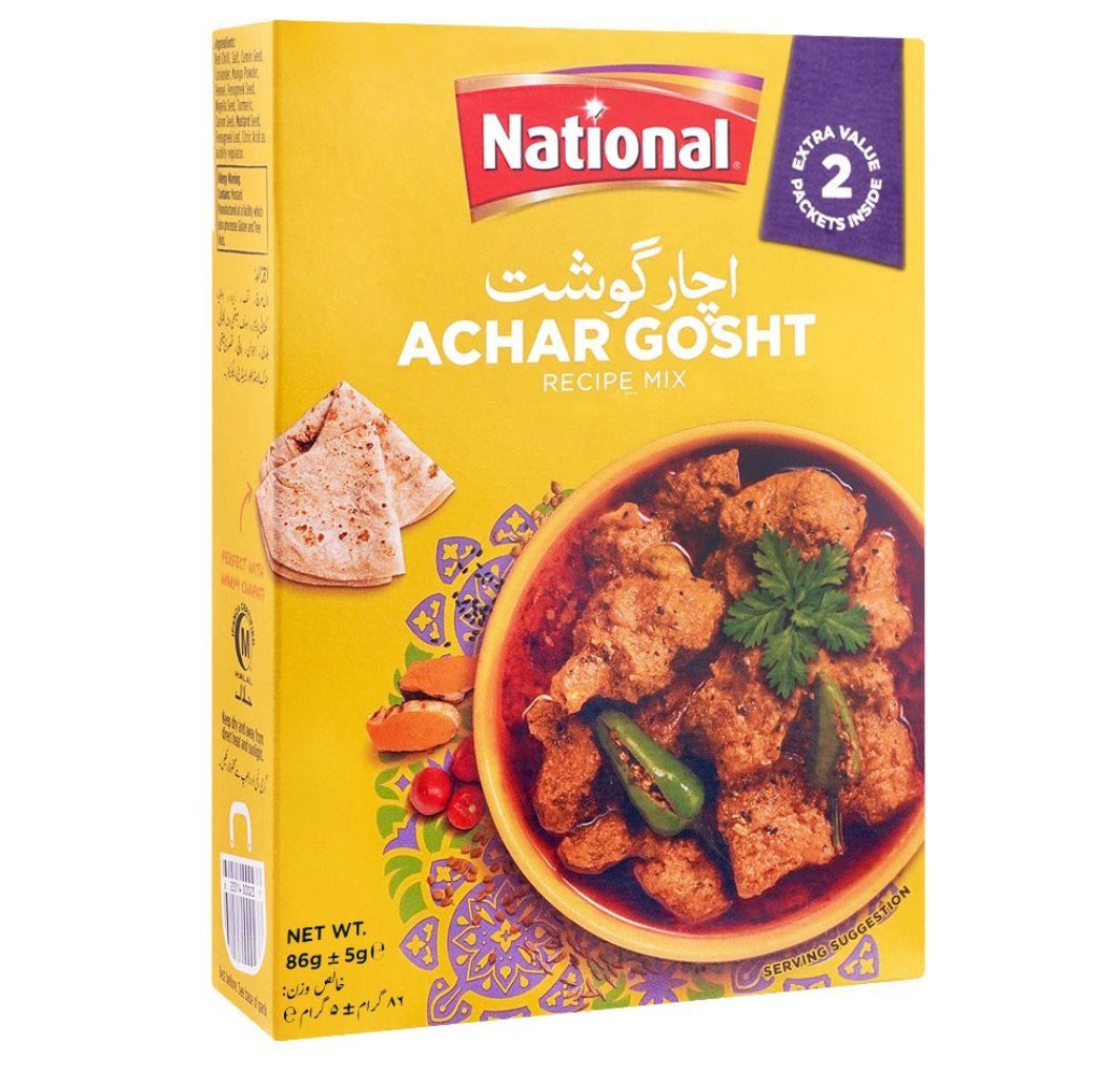 National Achar Gosht Masala Mix Double Pack
