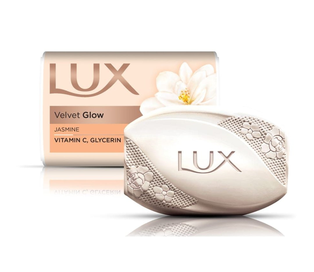 Lux Velvet Glow Jasmine White Soap, 100g