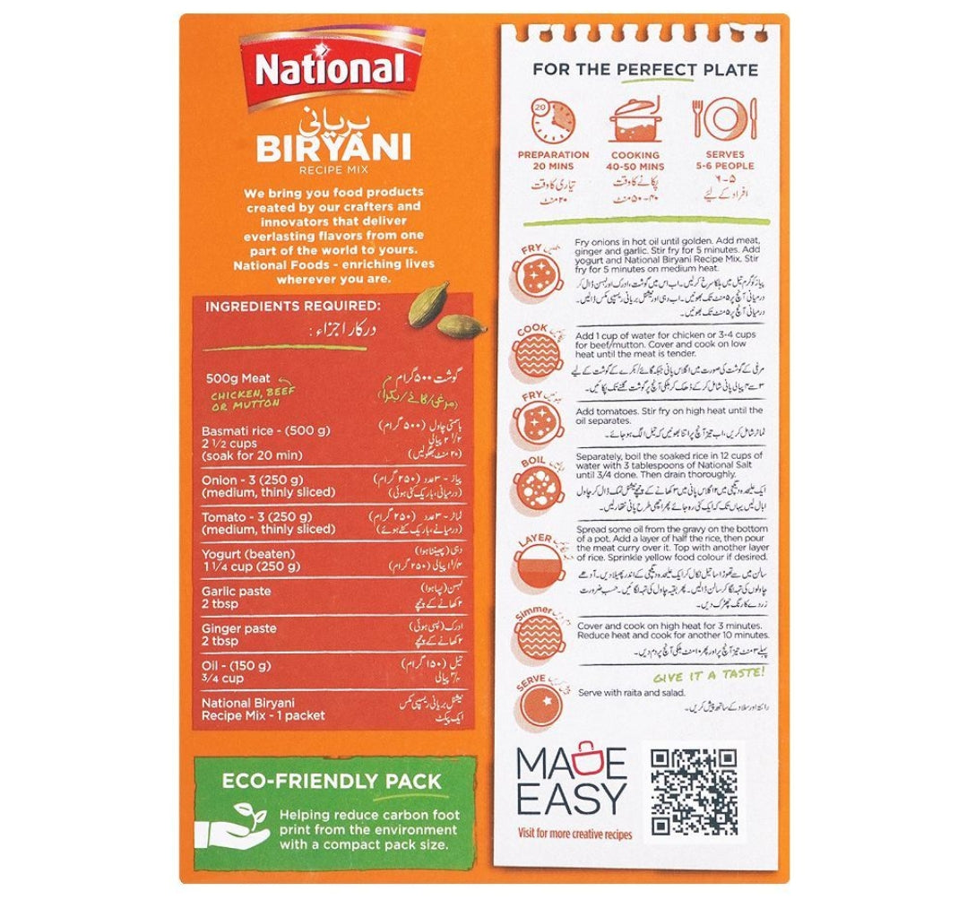 National Biryani Masala Mix, 45g