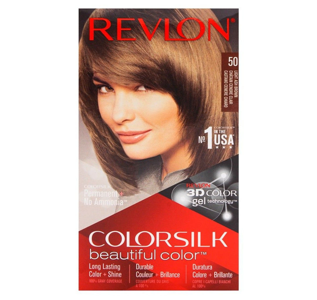 Revlon Colorsilk Light Ash Brown Hair Color 50