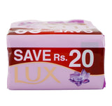 Lux Nourished Glow Purple Lotus Soap, 128g Each, 3-Pack