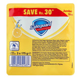 Safeguard Lemon Fresh Soap, Jumbo Size, 175g, 3-Pack