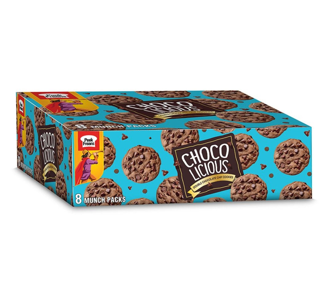 Chocolicious Double Chocolate Chip, 8-Munch Pack Box