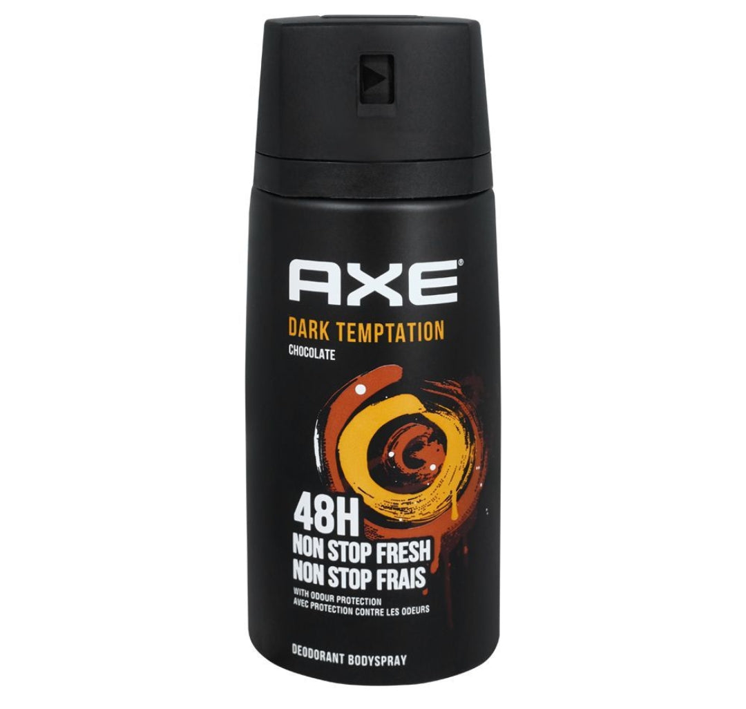 Axe Dark Temptation Chocolate 48H Non-Stop Fresh Deodorant Body Spray, For Men, 150ml