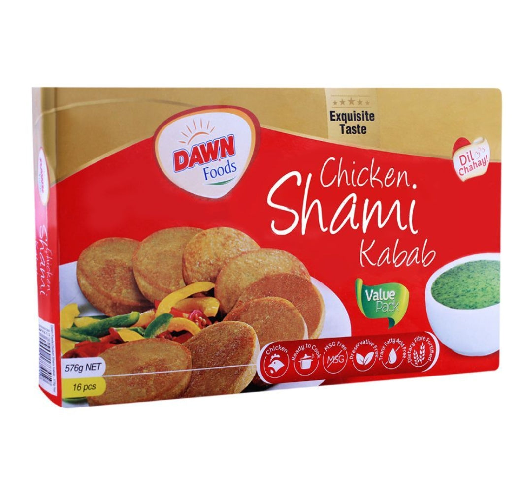 Dawn Chicken Shami Kabab, 16 Pieces, 576g