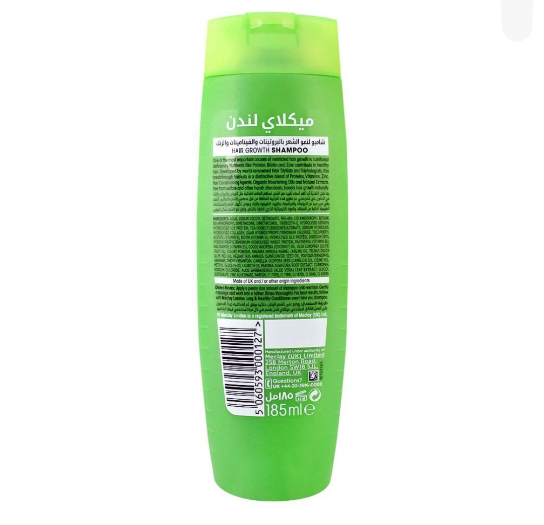 Meclay London Zinc Biotin Collagen Long & Healthy Shampoo, 360ml