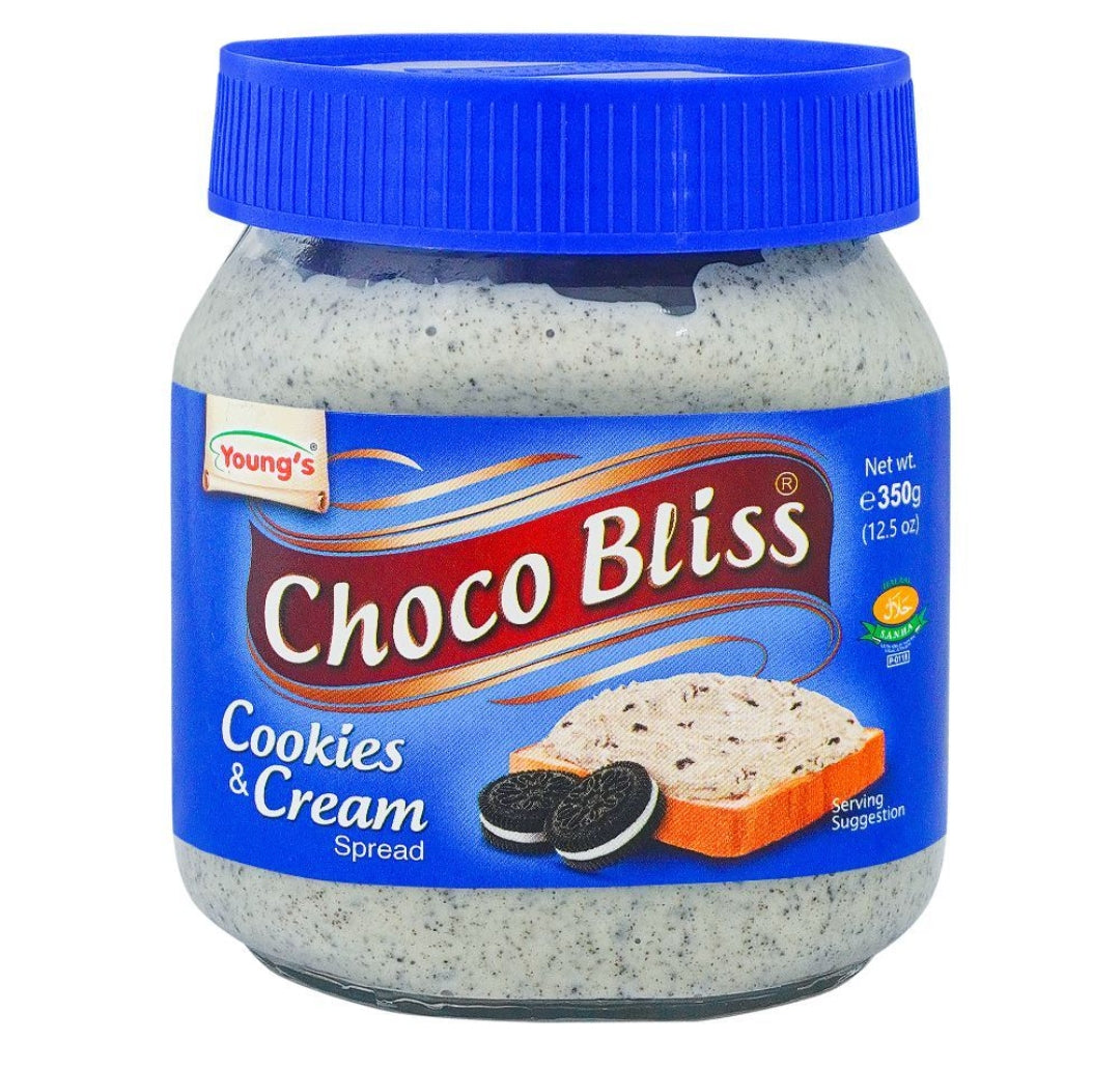 Young's Choco Bliss Cookies & Cream Spread, 350g