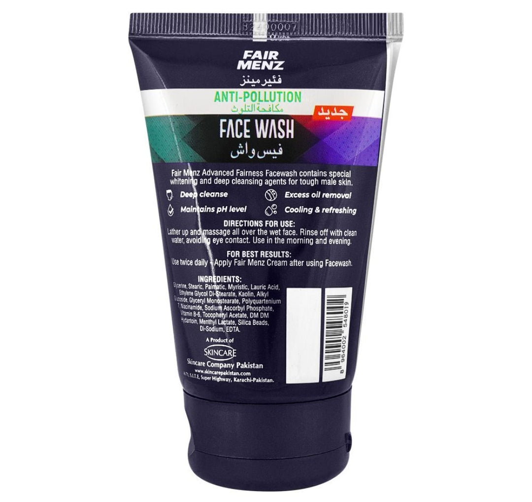 Fair Menz Anti-Pollution Men's Face Wash, 110g