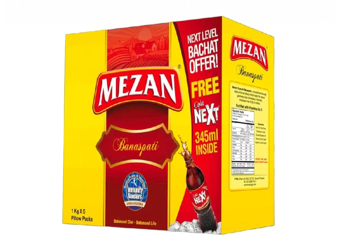 Mezan Banaspati Ghee  1×5 KG Carton