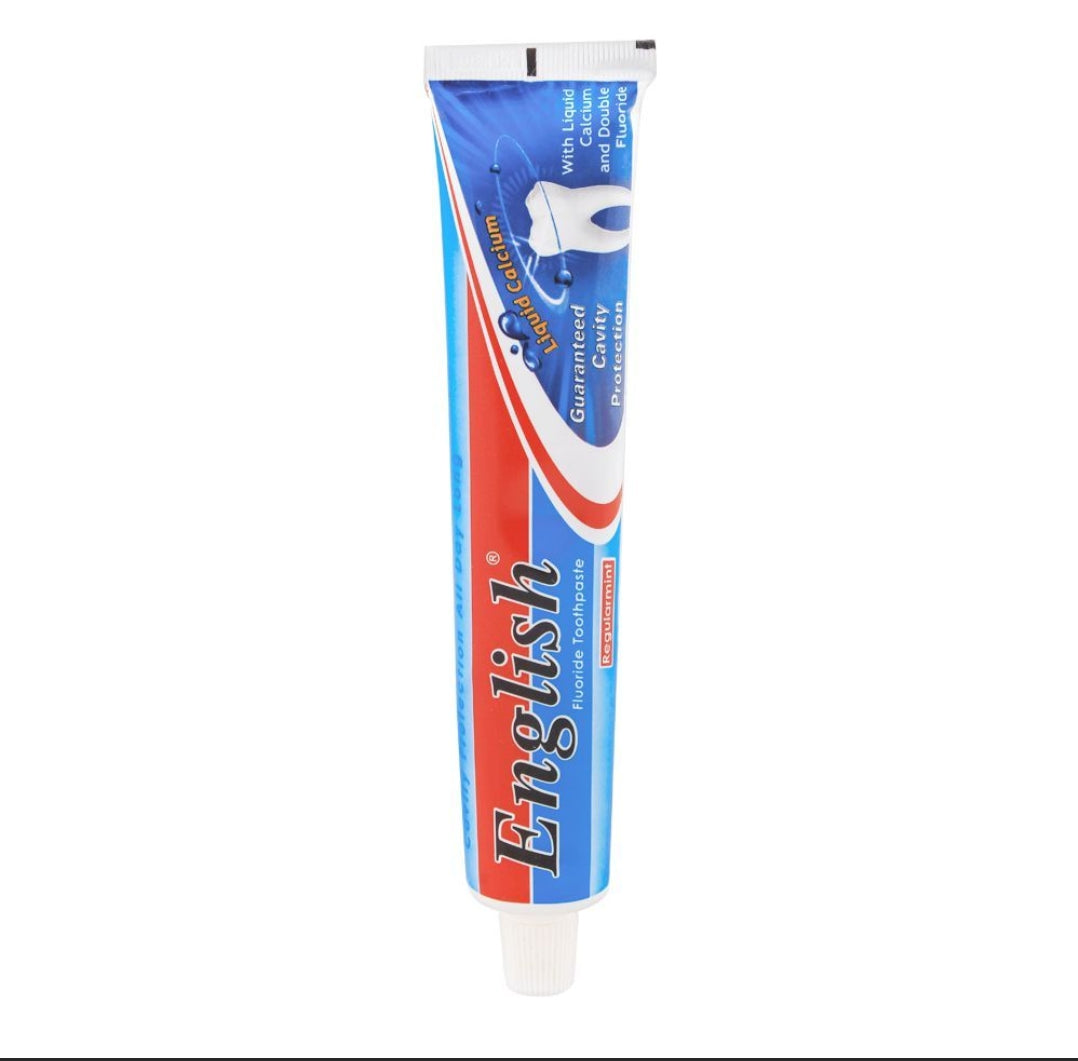 English Regular mint Fluoride Toothpaste, Saver Pack Rs.40/-