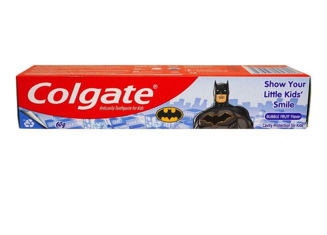 Colgate Batman Bubble Fruit Flavor Kids Toothpaste, 60g