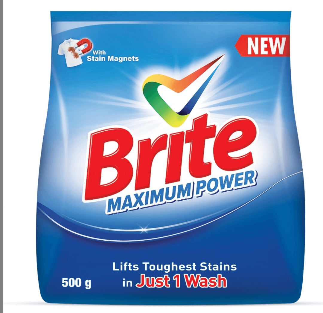 Brite Detergent Top Load 500GM