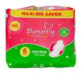 Butterfly Long Maxi Thick Big Saver, XXL, 6-Pads