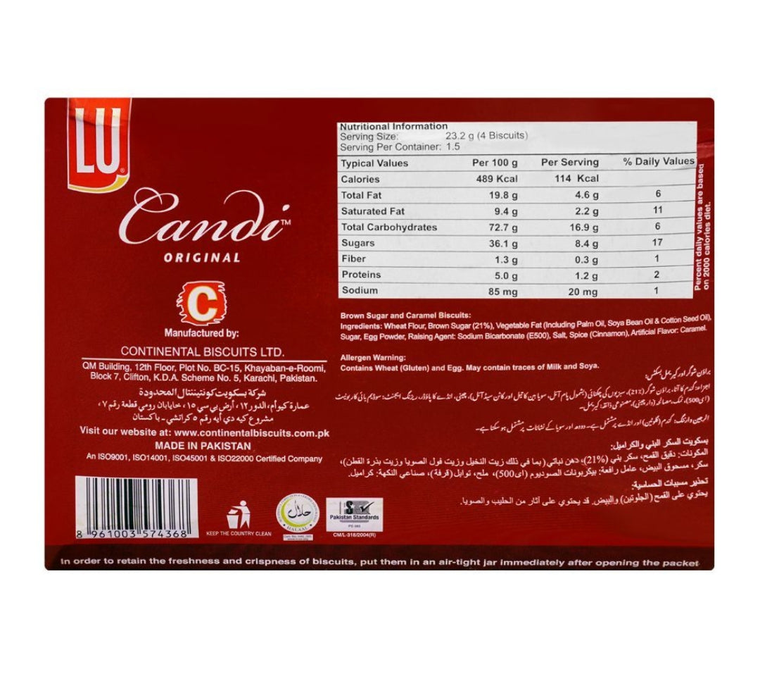 Candi Biscuit, Bar Pack Box