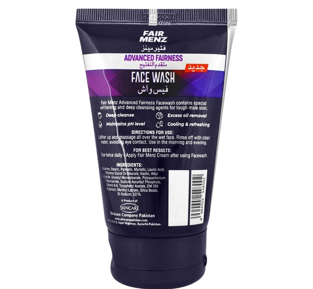 Fair Menz Advanced Fairness Men's Face Wash, 110g