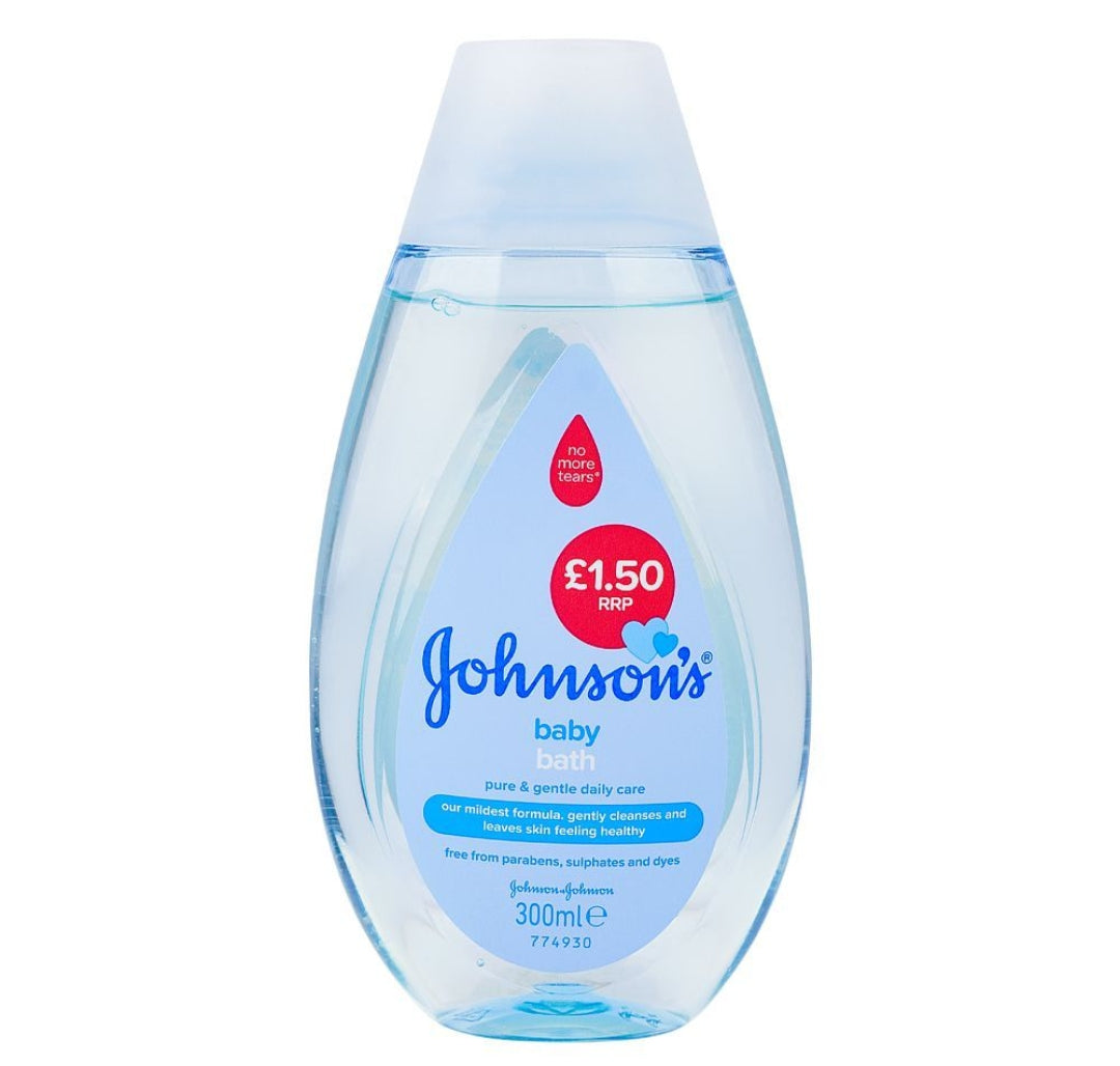 Johnson's Pure & Gentle Daily Care Baby Bath, Italy, 300ml