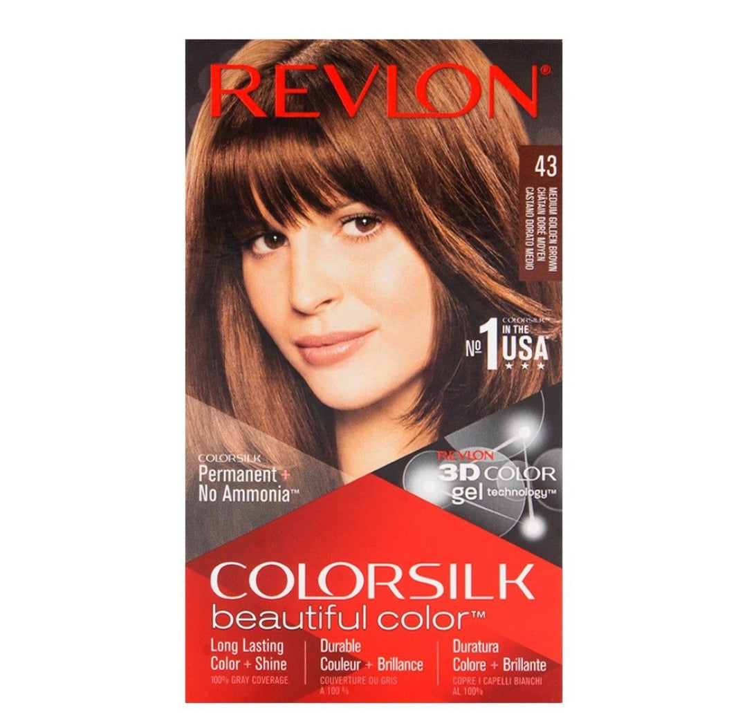 Revlon Colorsilk Medium Golden Brown Hair Color 43