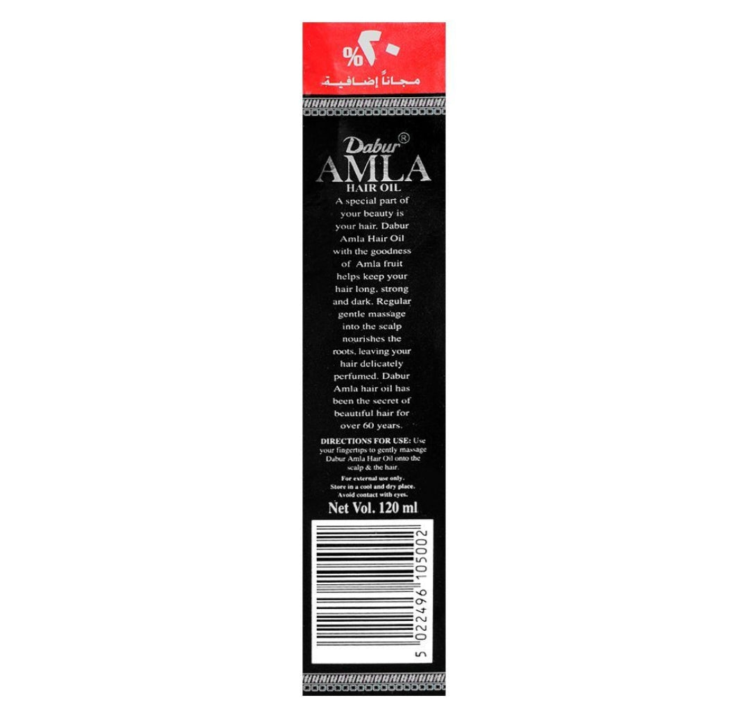 Dabur Amla Hair Oil, 20% Extra Free, 120ml