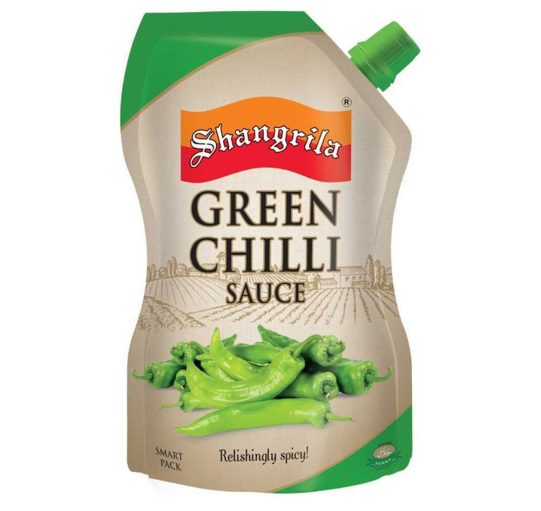 Shangrila Green Chilli Sauce, 500g