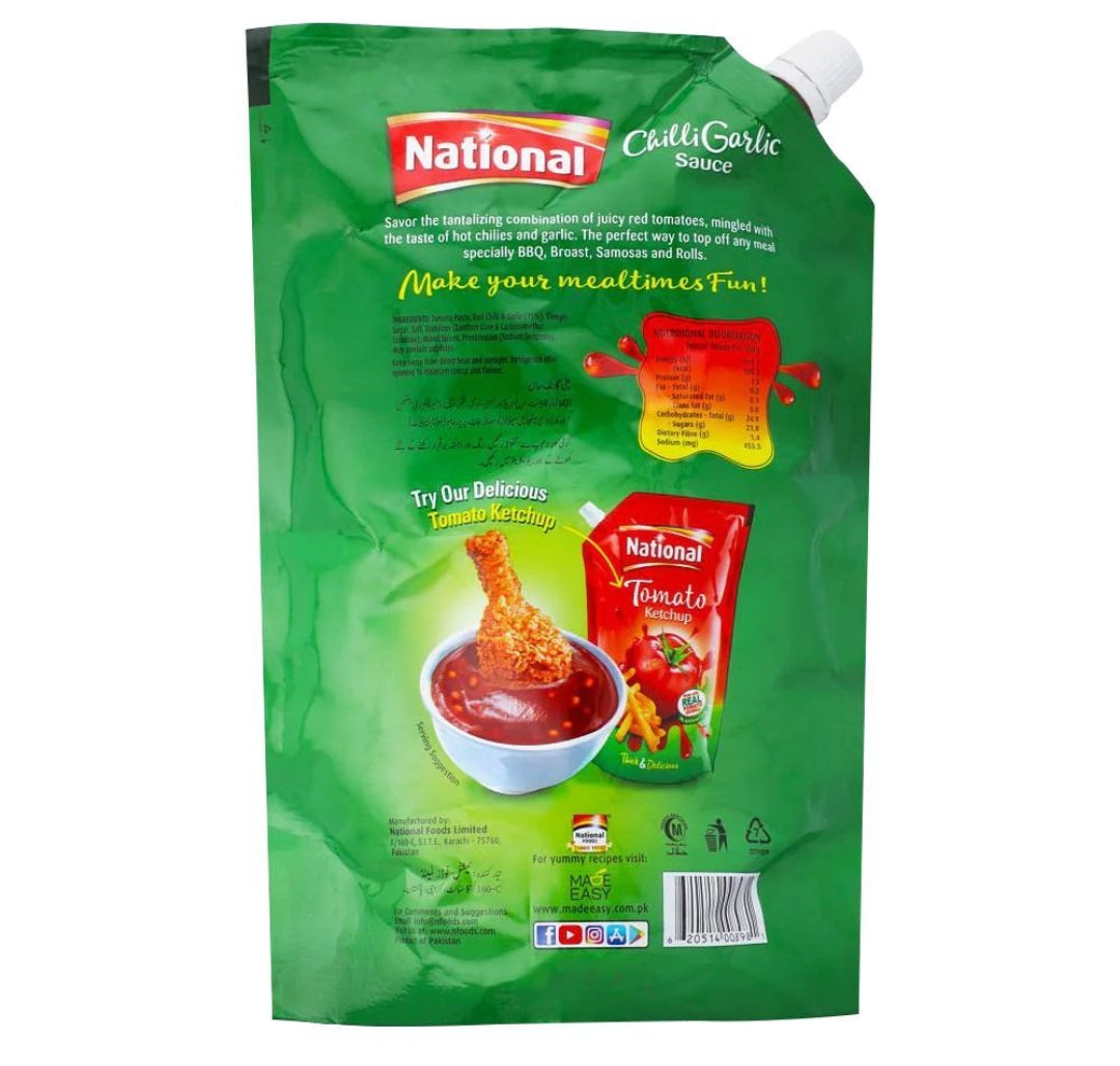 National Chilly Garlic Pouch, 800g