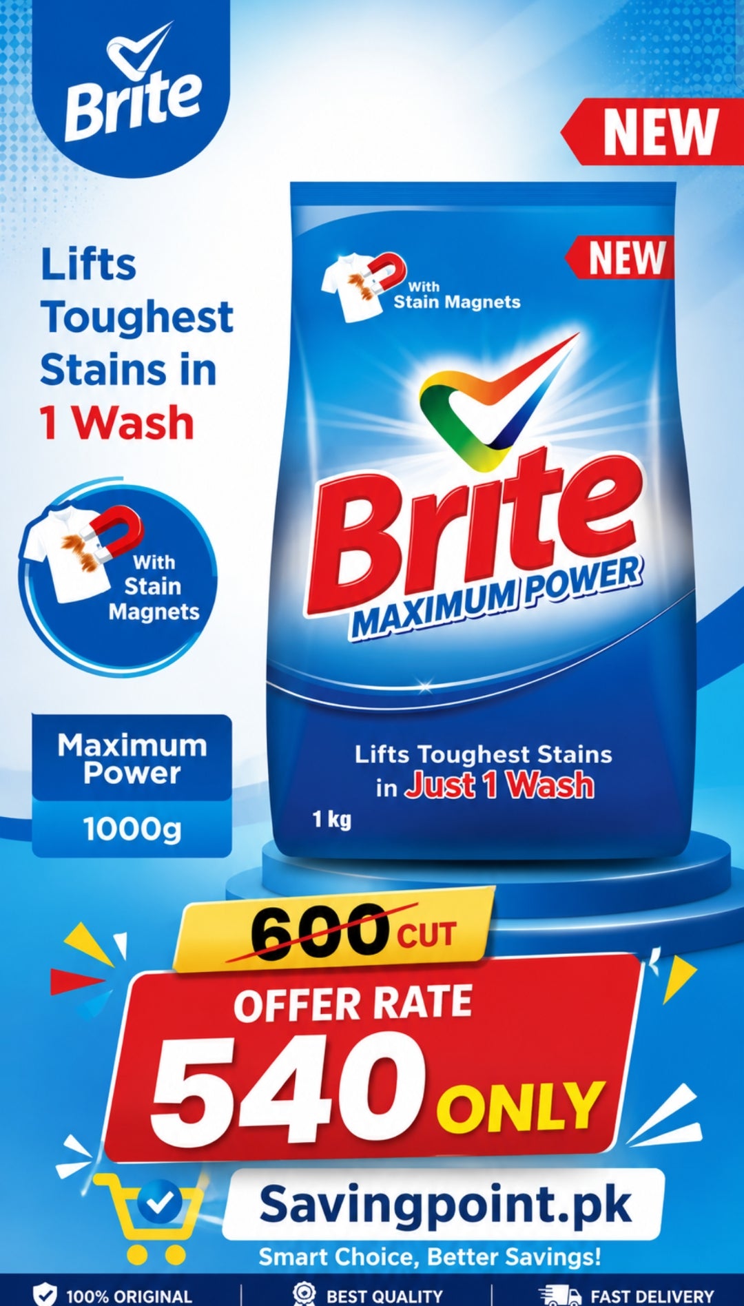 BRITE DET MAXPOWER 1KG