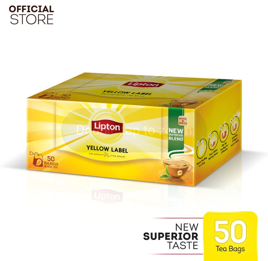Lipton Yellow Label Tea, 50 Tea Bags