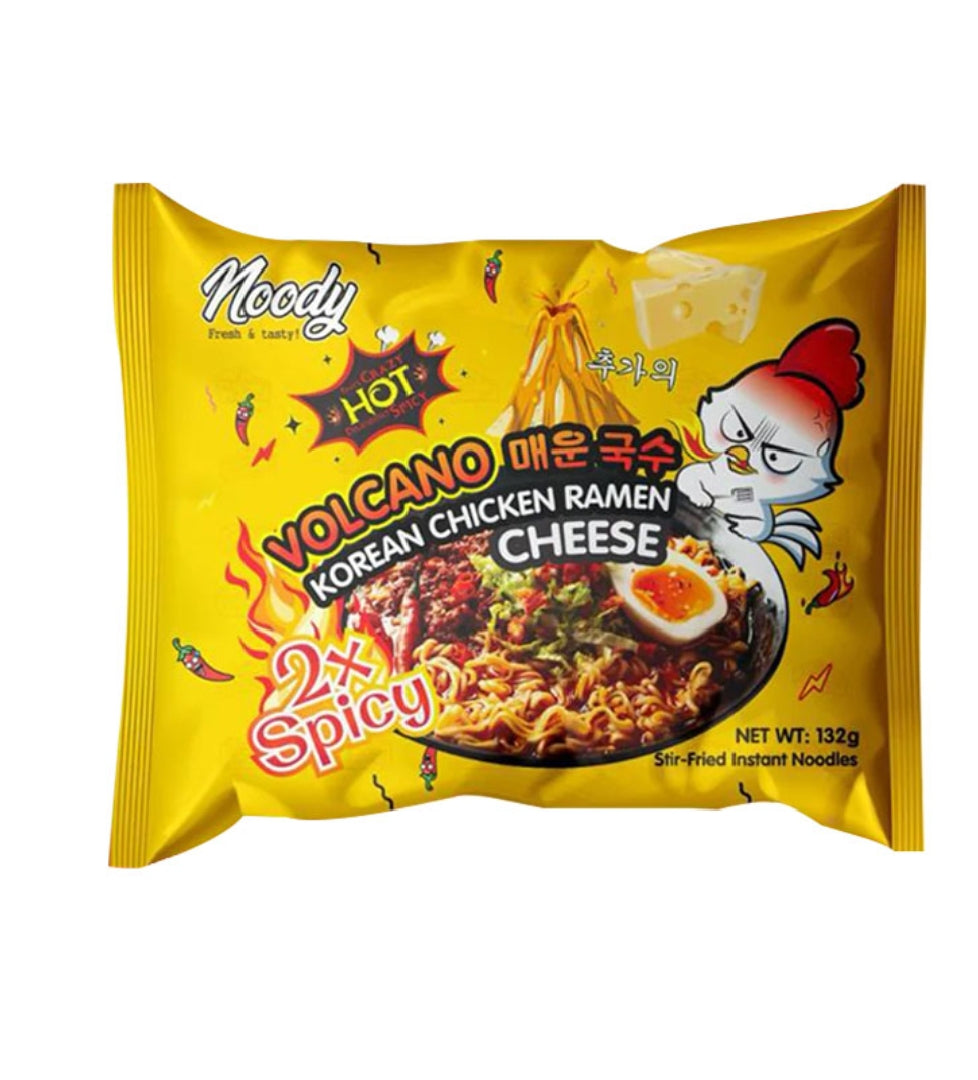 NOODY VALCANO CHEESE 2X SPICY NOODLES 132GM