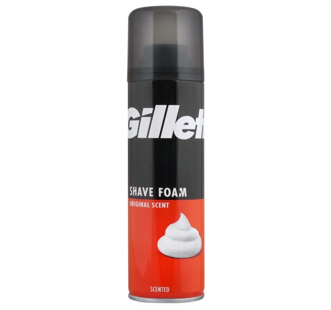 Gillette Original Scent Shave Foam, 200ml